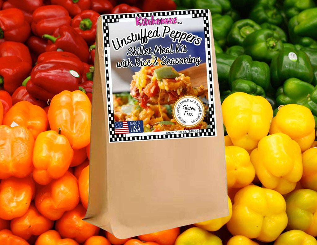 Unstuffed Peppers Skillet Meal Kit with Seasoning and Rice