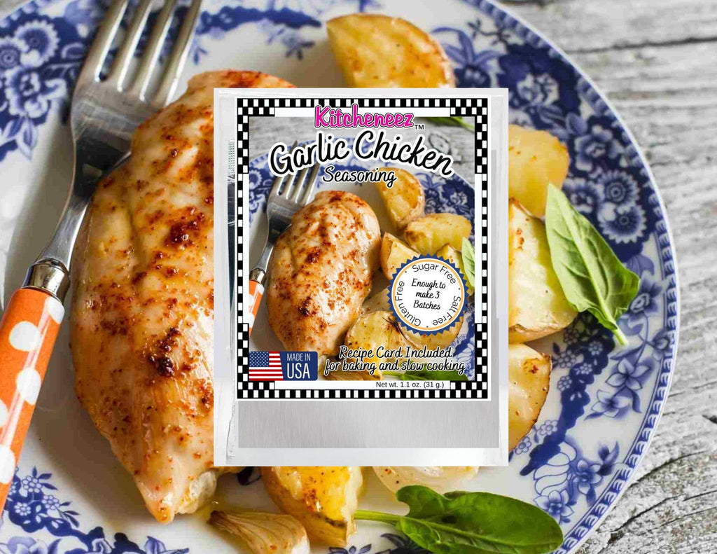 Garlic Chicken Spice Seasoning for Crockpot or Oven