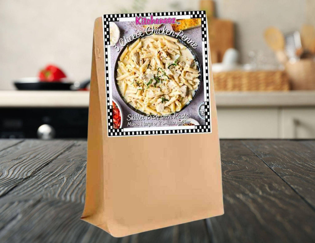 Three Cheese Chicken Penne Skillet Meal Kit with Pasta