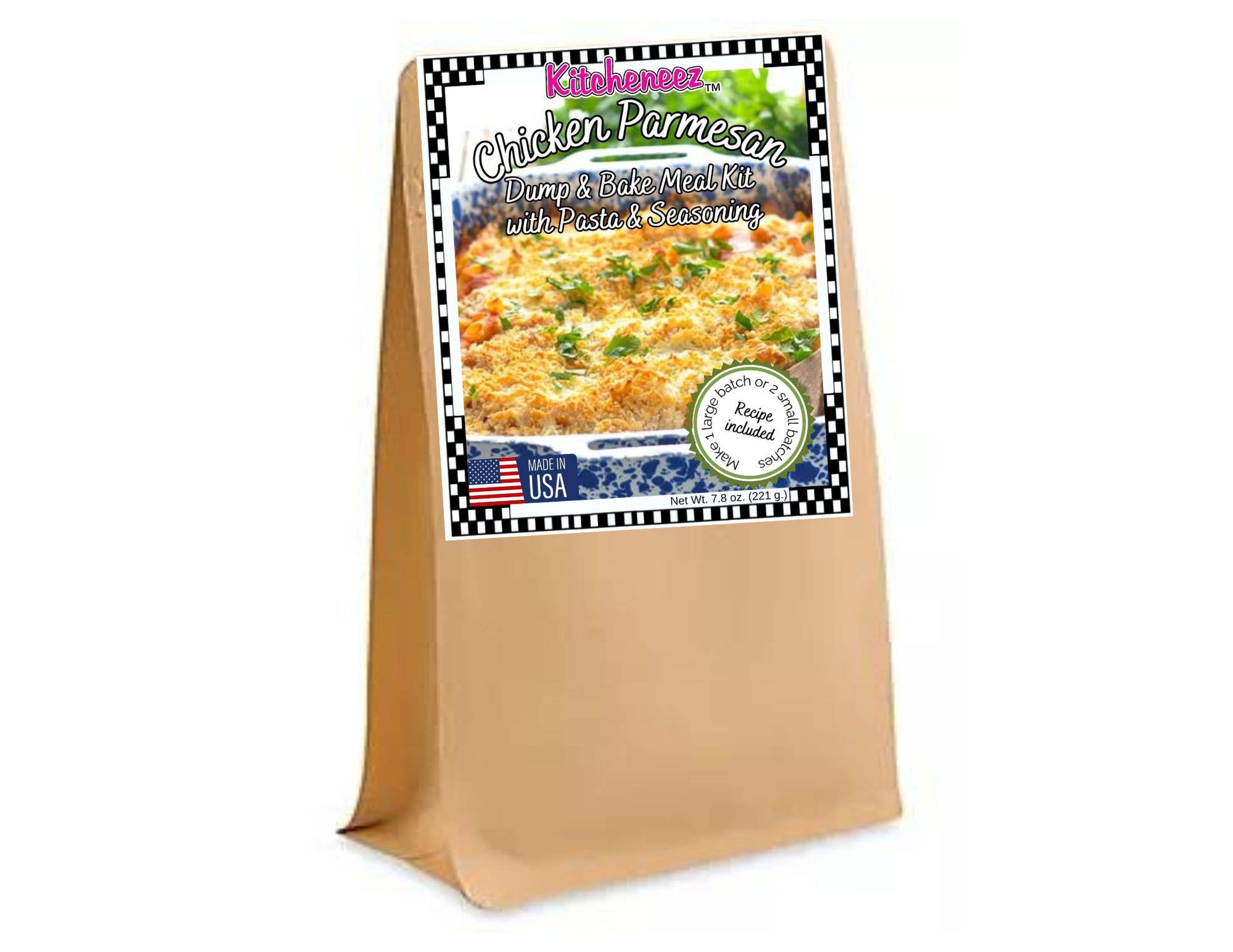 Chicken Parmesan Meal Kit – Dump and Bake- Great Food Basket
