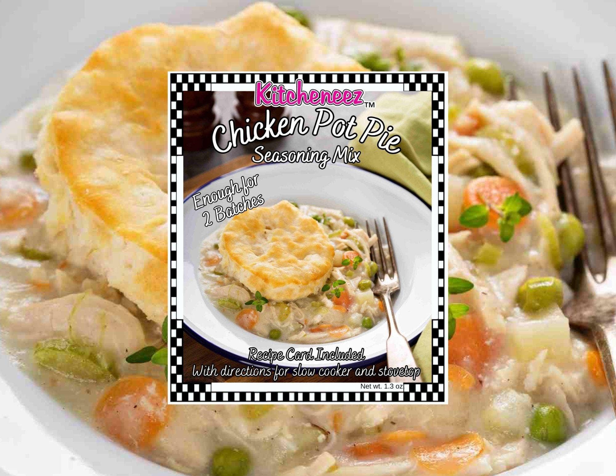 Chicken Pot Pie Crockpot Spice Seasoning