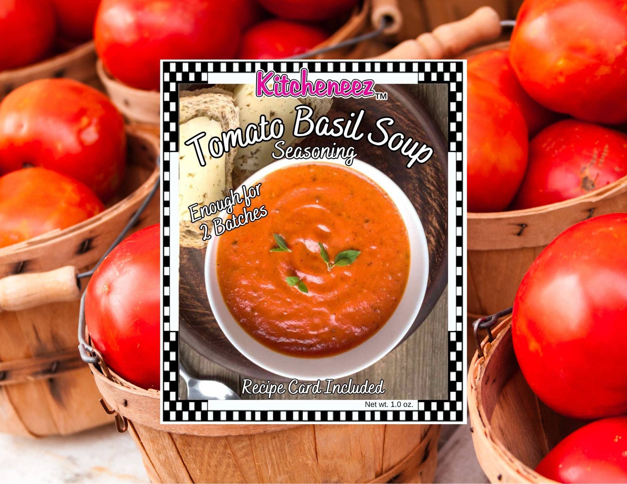 Tomato Basil Soup Spice Seasoning mix