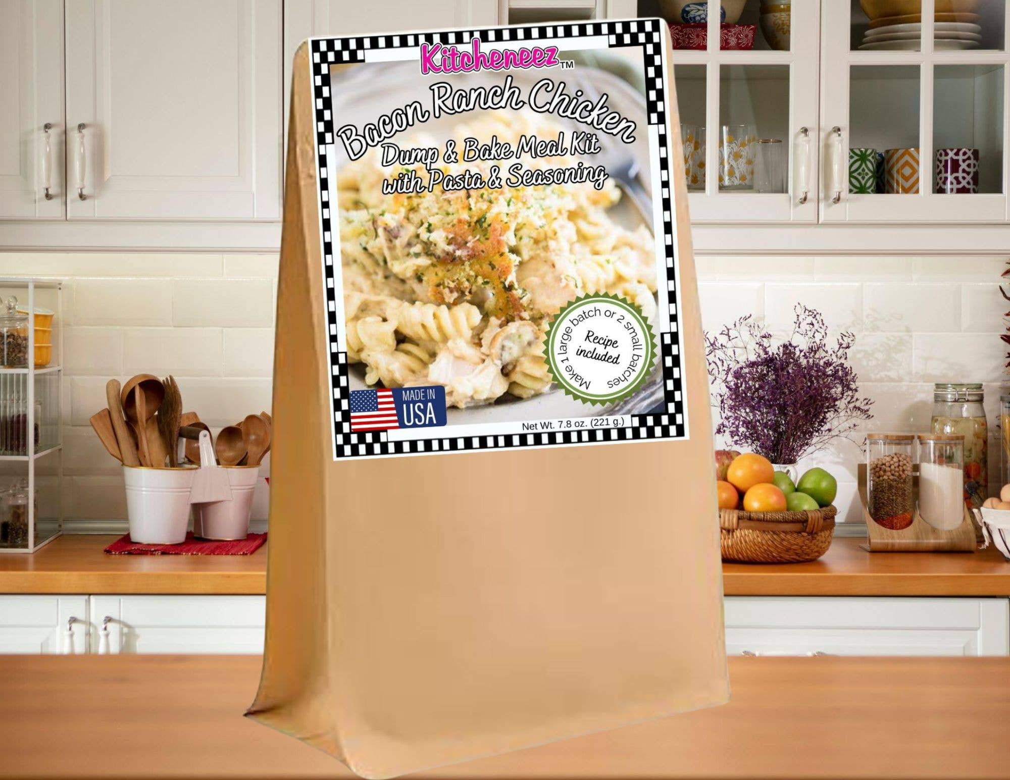 Bacon Ranch Chicken Dump 'n Bake Meal Kit with Pasta