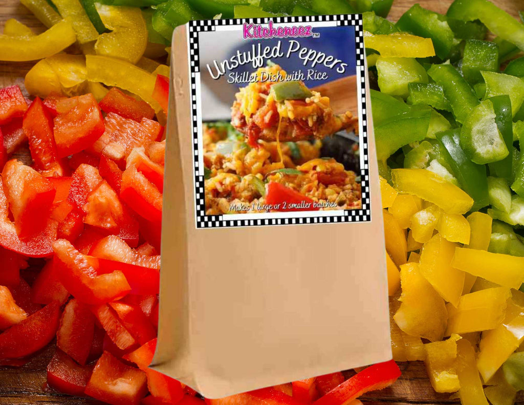 Unstuffed Peppers Skillet Meal Kit with Seasoning and Rice