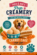 Carrot Cake Pup Cups – Homemade Doggy Ice Cream Mix