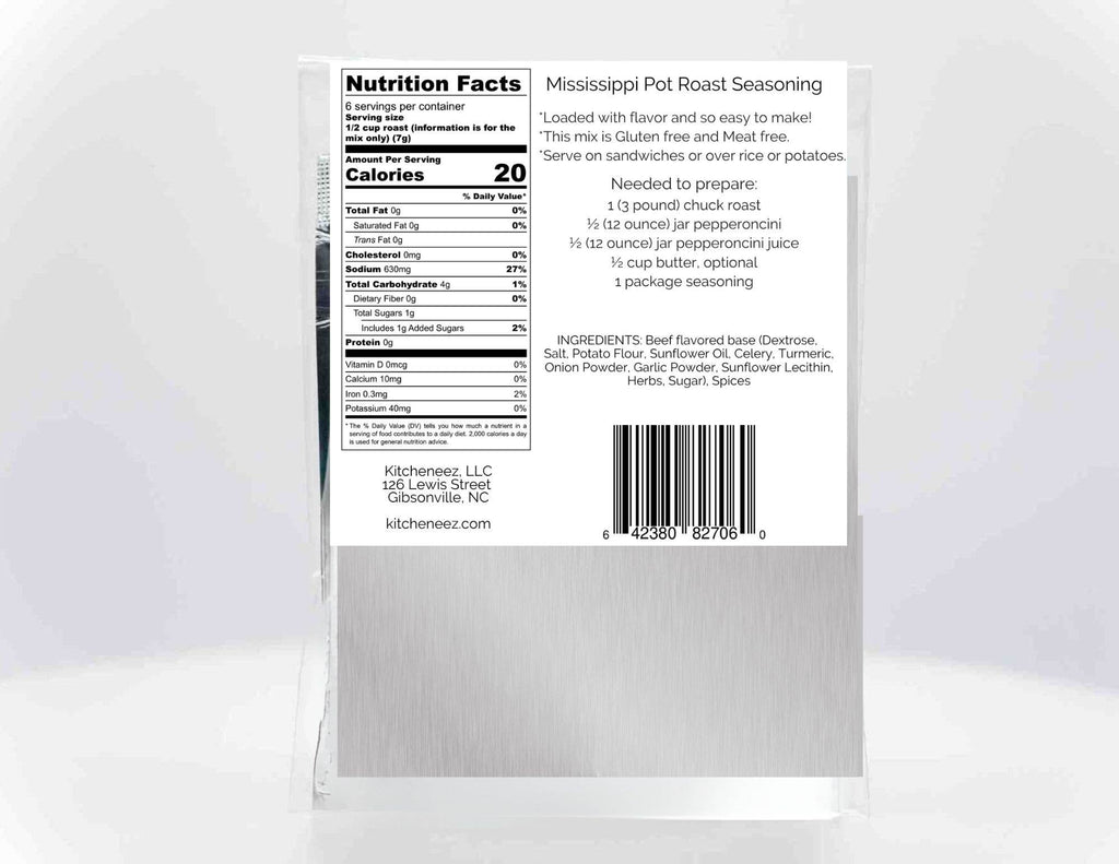 Mississippi Pot Roast Spice Seasoning