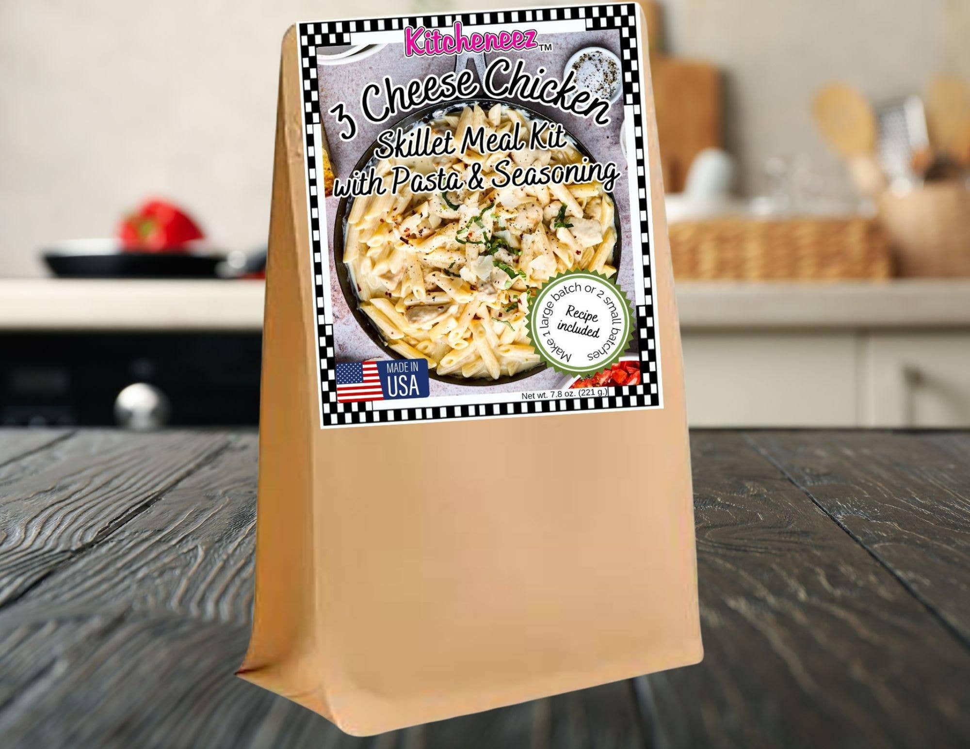 Three Cheese Chicken Penne Skillet Meal Kit with Pasta