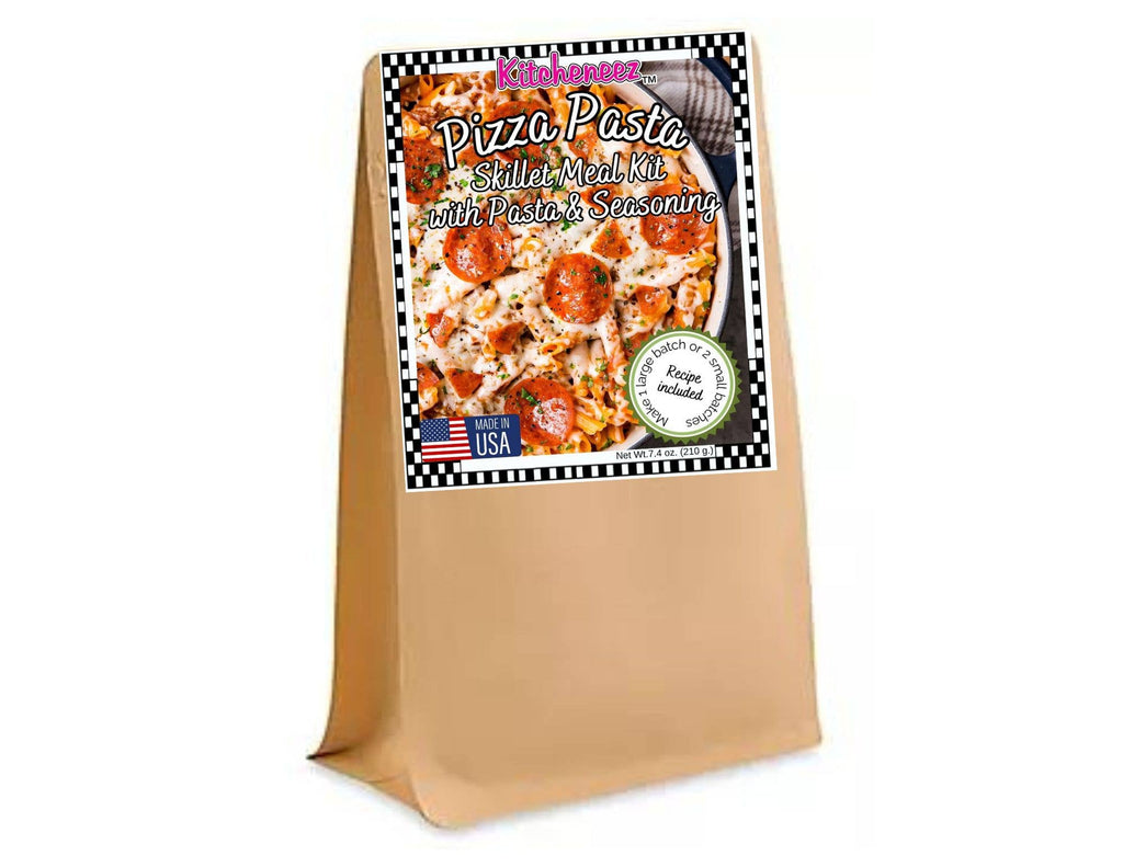 Pizza Pasta Skillet Meal Kit with Seasoning and Pasta