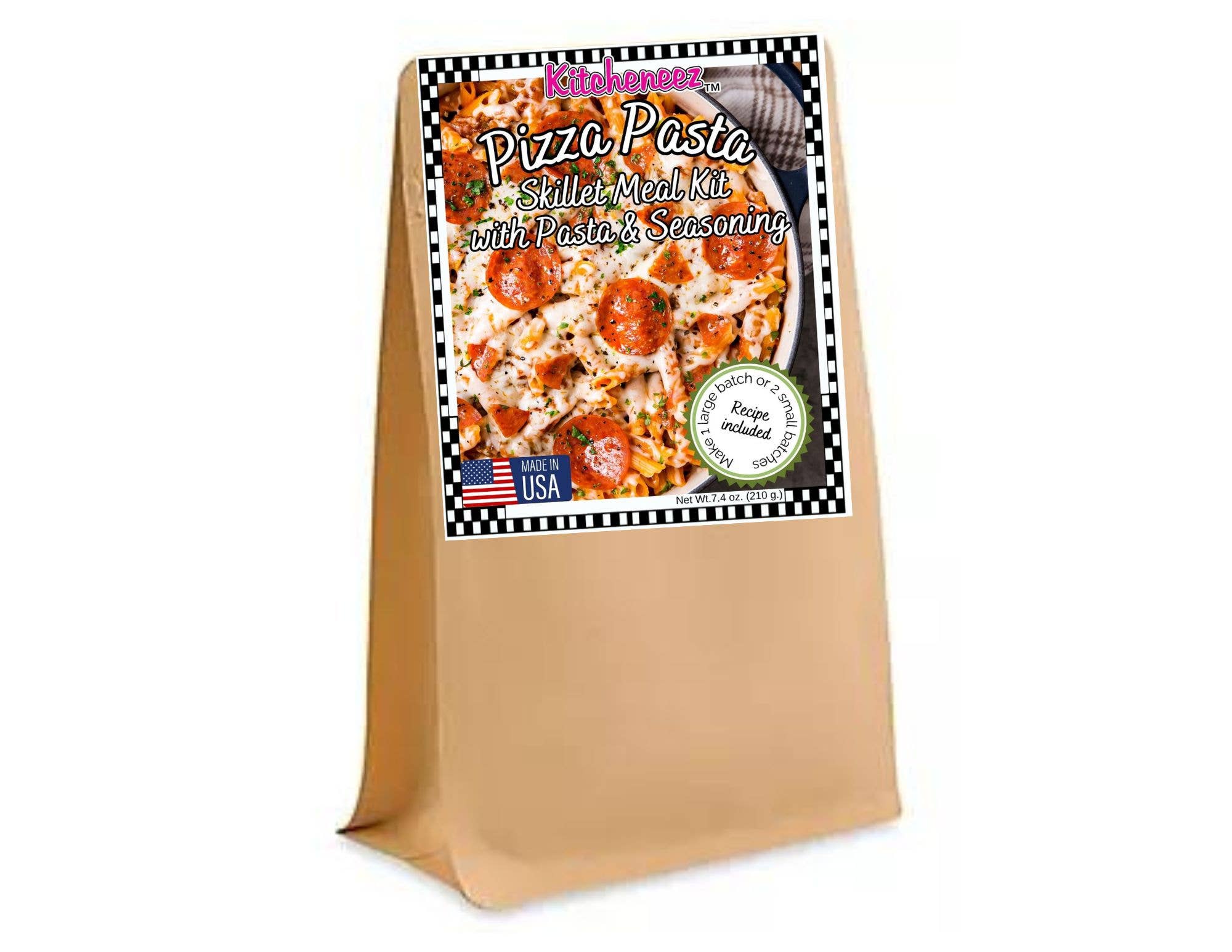 Pizza Pasta Skillet Meal Kit with Seasoning and Pasta