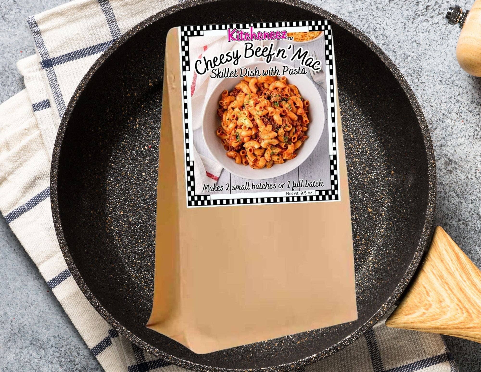 Cheesy Beef and Mac Skillet Dinner Kit with Pasta