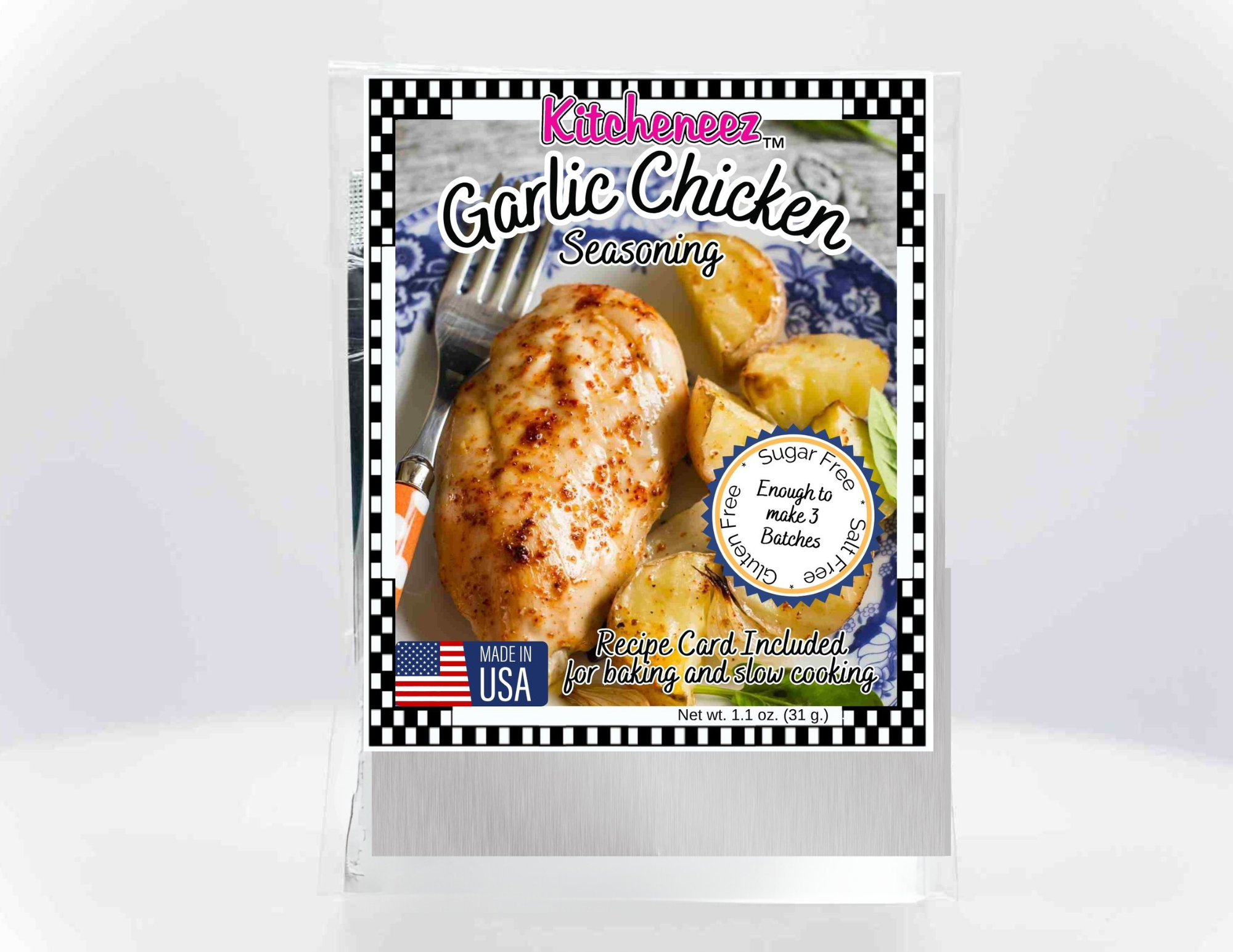 Garlic Chicken Spice Seasoning for Crockpot or Oven