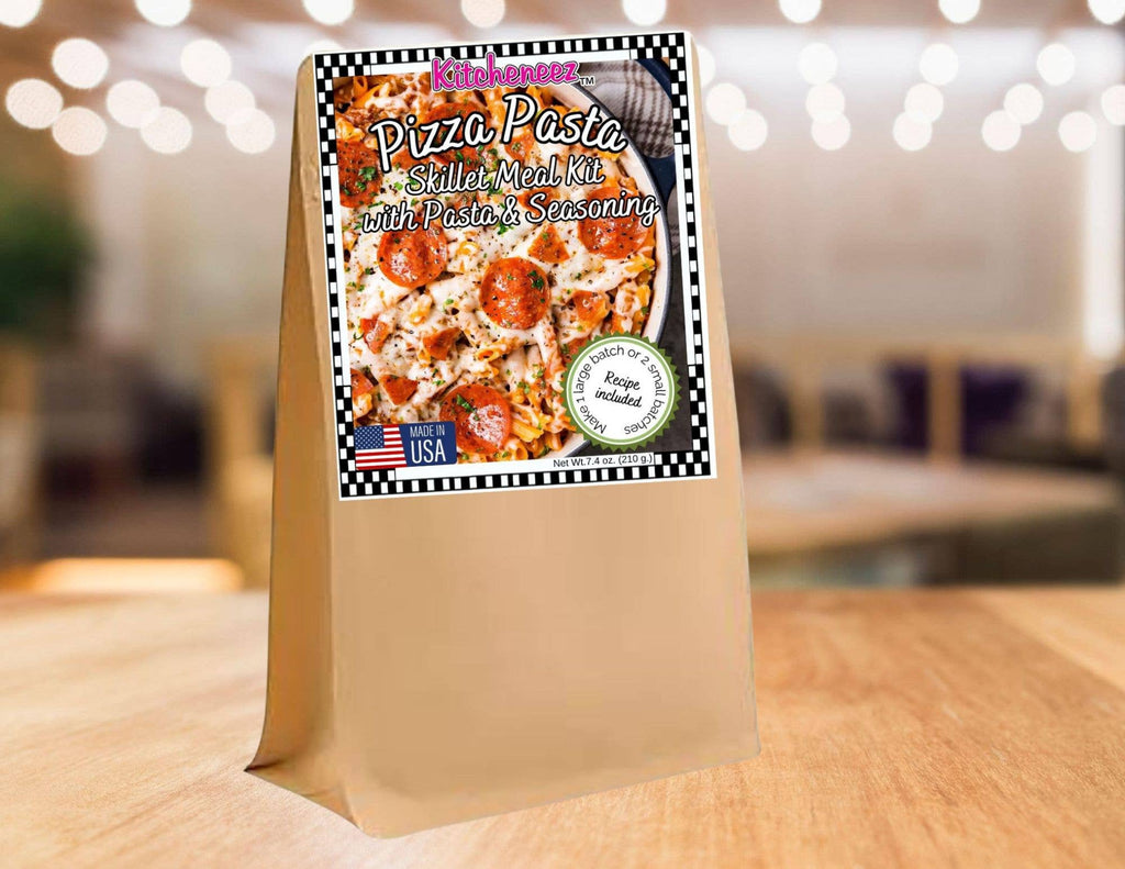 Pizza Pasta Skillet Meal Kit with Seasoning and Pasta