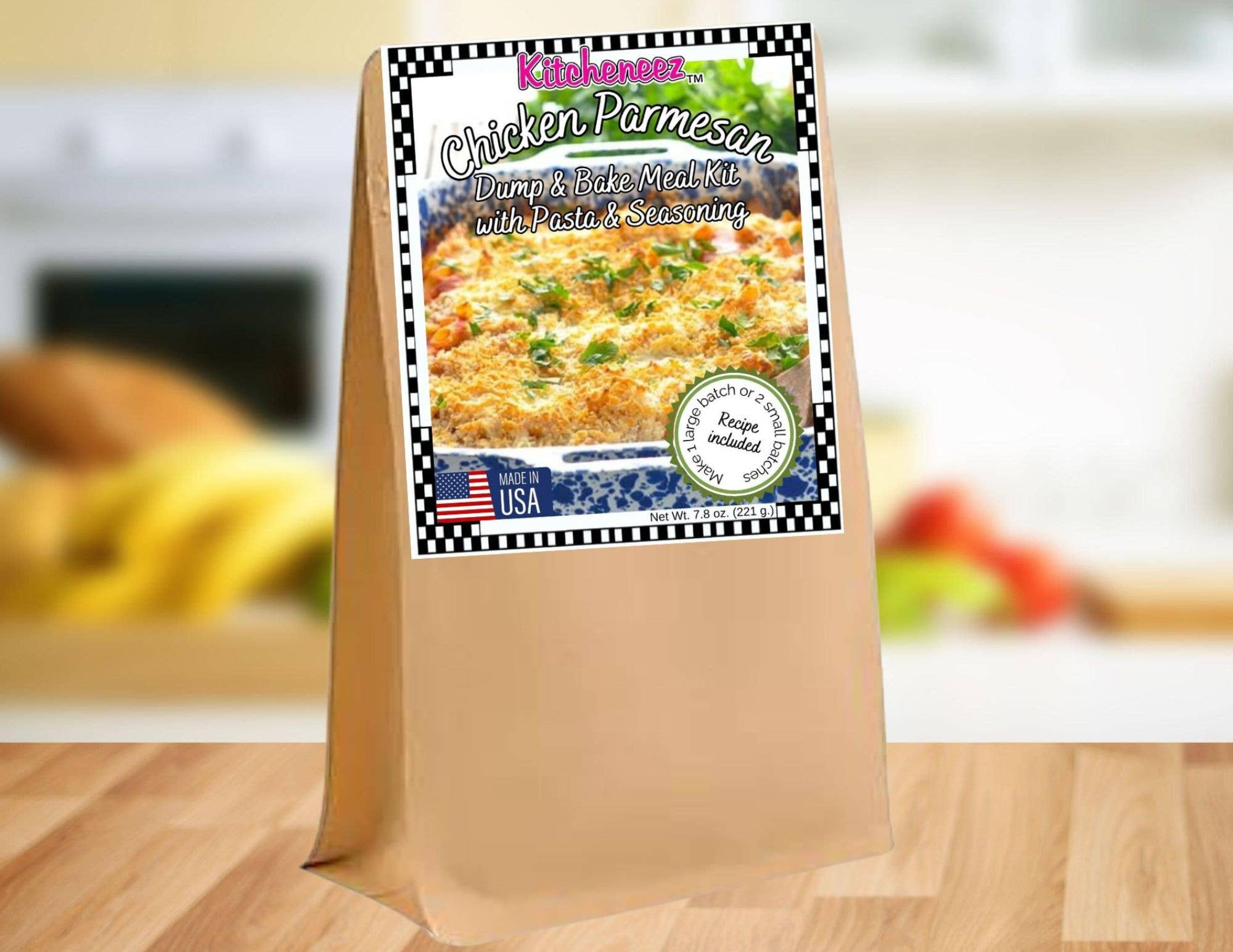 Chicken Parmesan Meal Kit – Dump and Bake- Great Food Basket