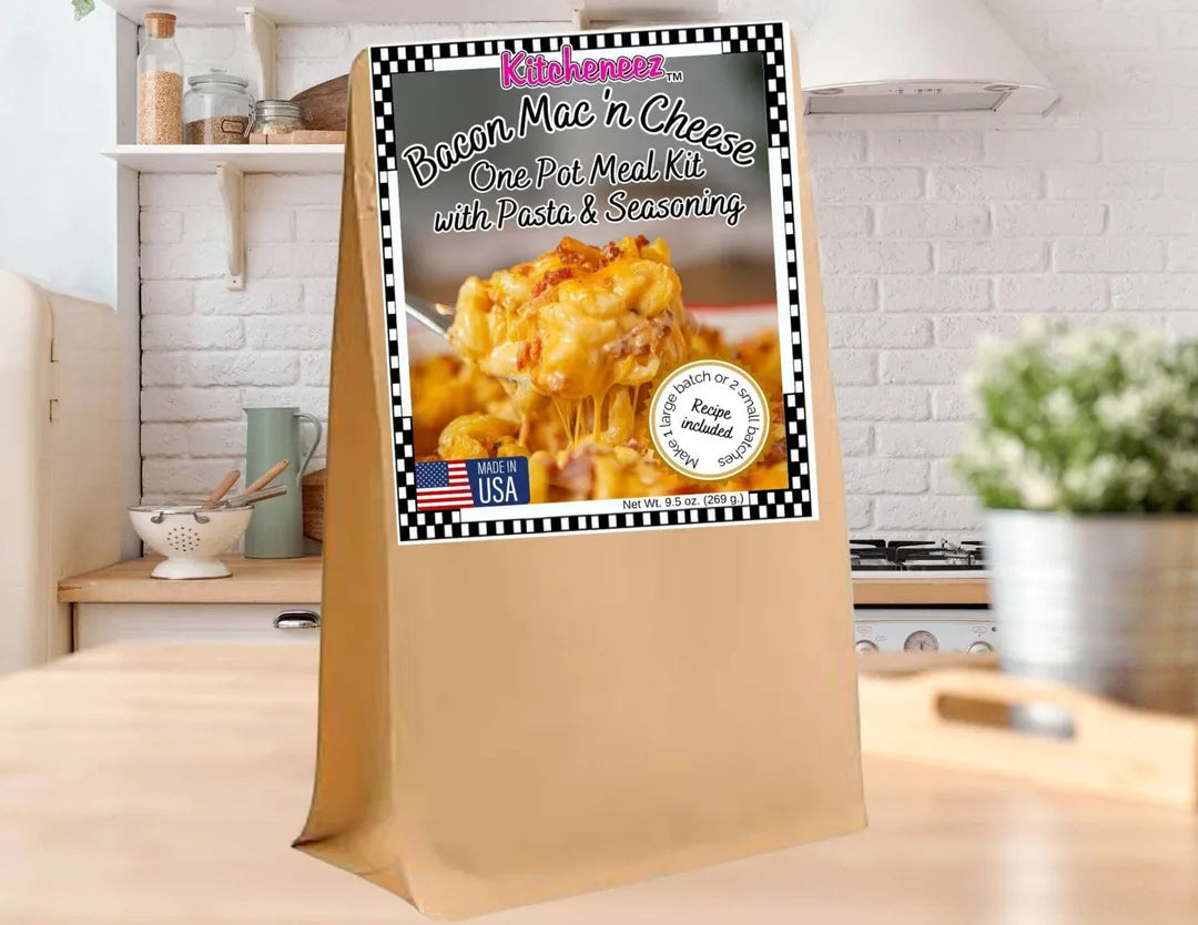 Bacon Mac 'n Cheese One Pot Dish Kit with Seasoning and Pasta