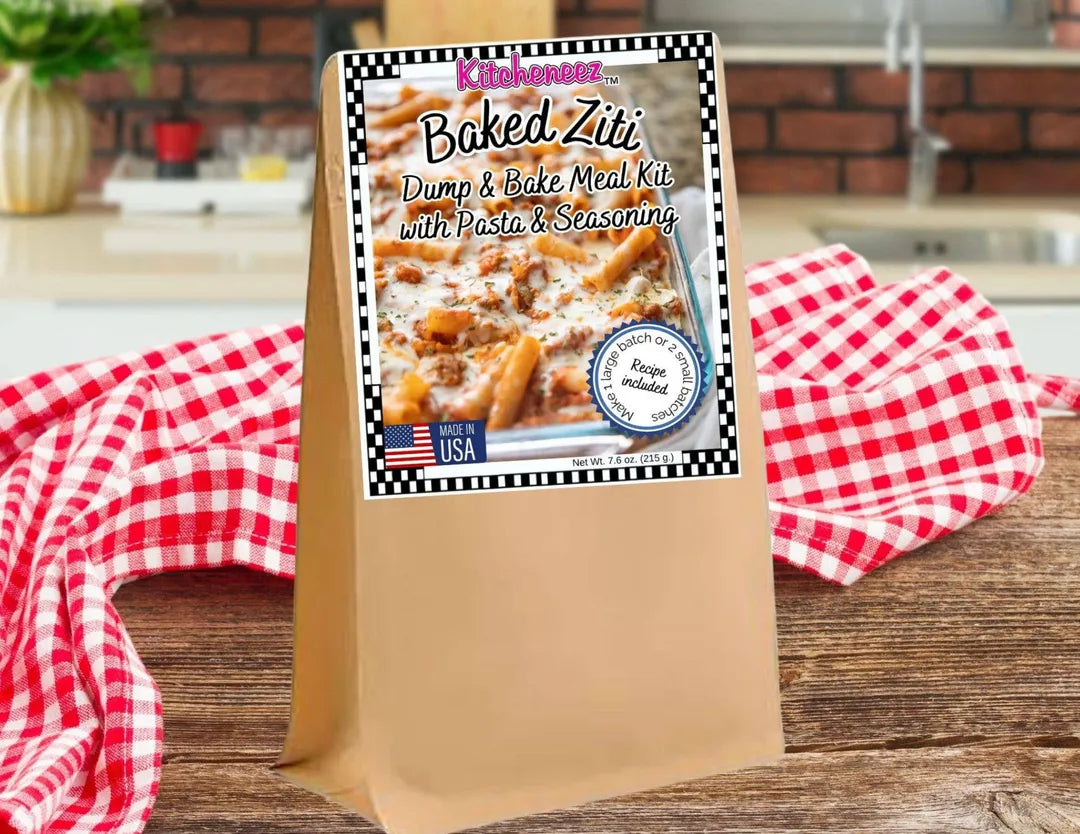 Baked Ziti Dump 'n Bake Meal Kit with Seasoning and Pasta