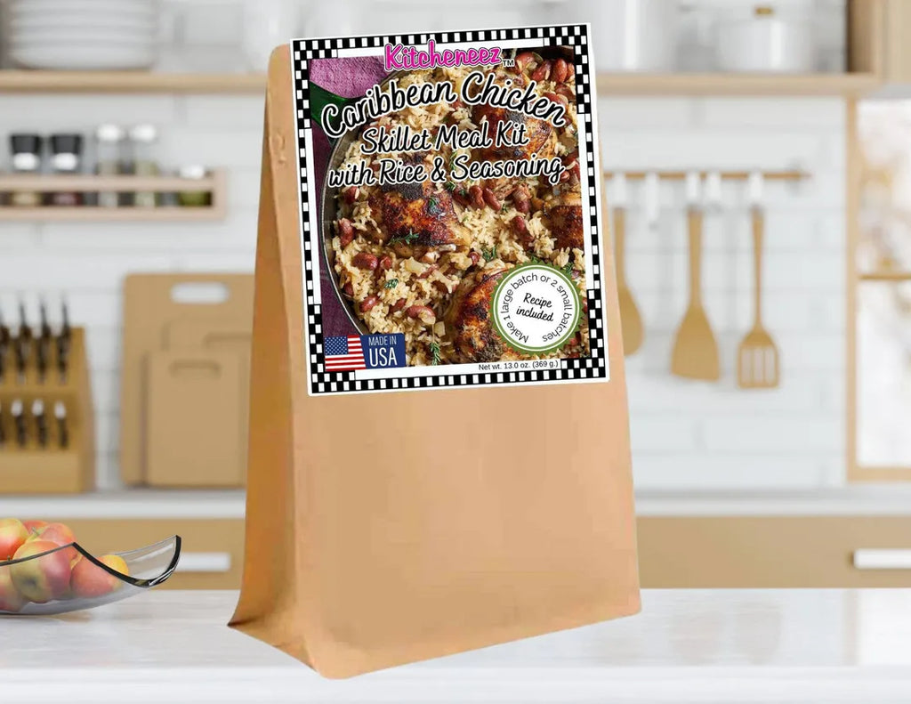 Caribbean Chicken with Seasonings and Rice Skillet Meal Kit