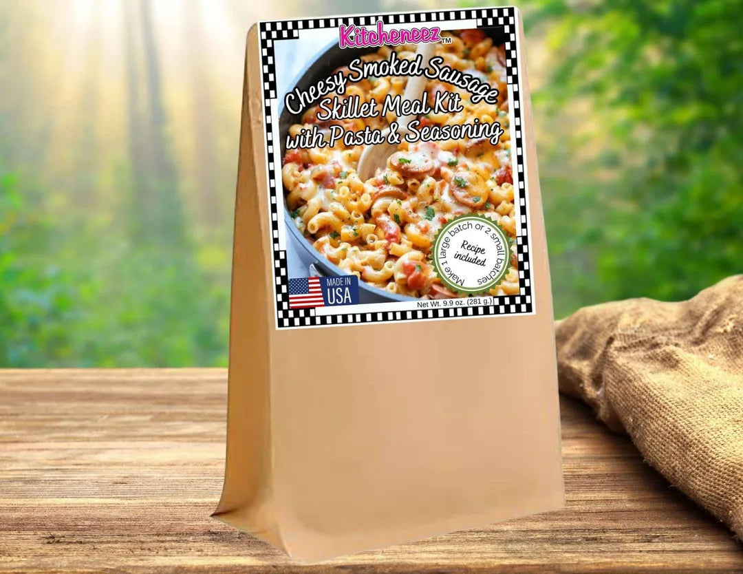 Cheesy Smoked Sausage Skillet Meal Kit with Pasta